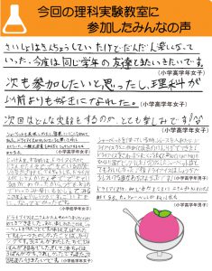 シャーベット-レポート